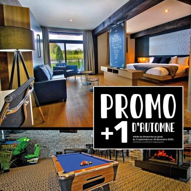Promo +1 on your hotel stay